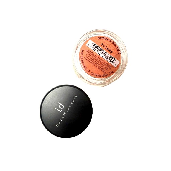 bareMinerals Loose Powder Blush Coral Pink Peach FRISKY 39212 .85g/.03 oz Sealed - Picture 1 of 2